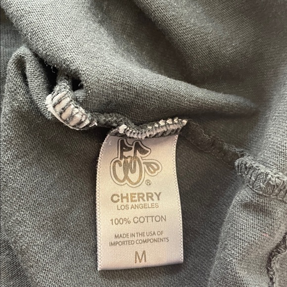 Cherry LA Girls Don't Cry black boxy tshirt with thermal
Sleeves. NWT - Picture 6 of 6